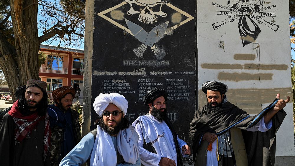 The art of war: Taliban turn blast walls into propaganda art