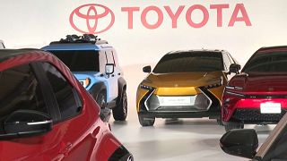 Varios modelos de automóviles Toyota