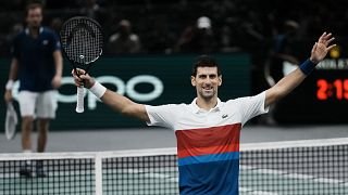 Djokovic bei seinem Turniersieg im November in Paris