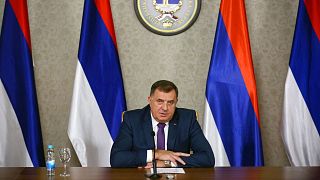 Bosnian Serb member of the tripartite Presidency of Bosnia Milorad Dodik