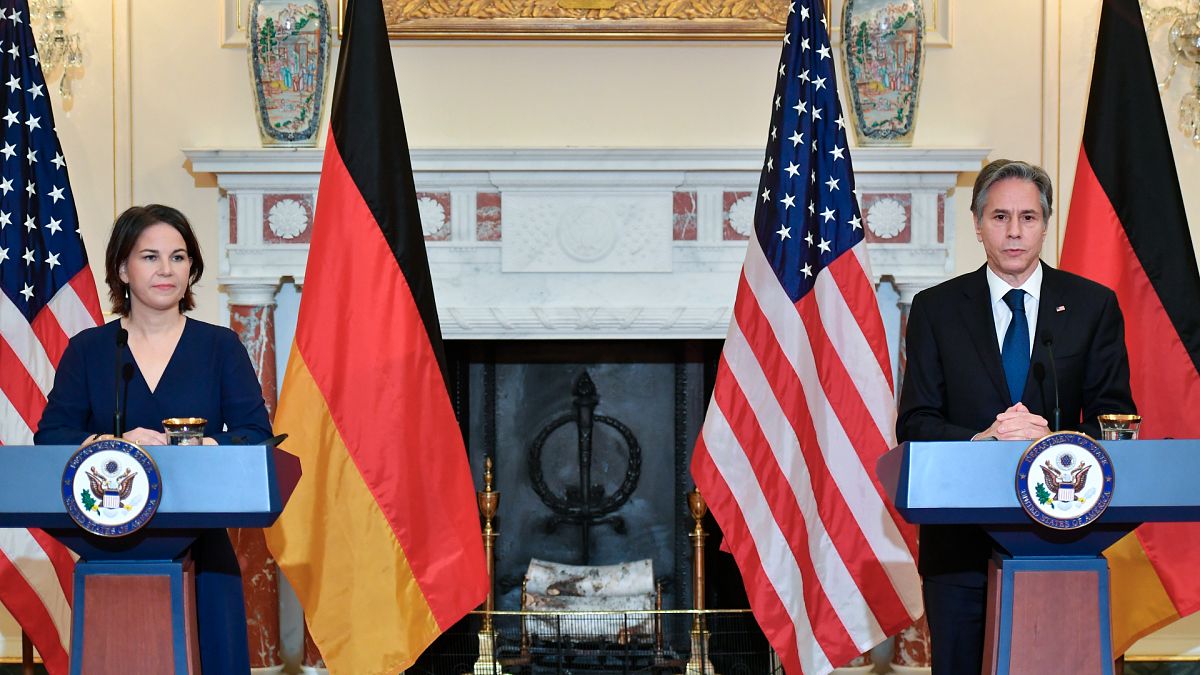 Almanya Dışişleri Bakanı Annalena Baerbock, ABD Dışişleri Bakanı Antony Blinken