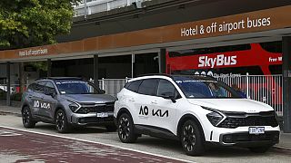 Машины Australian Open для прилетающих в Мельбурн игроков