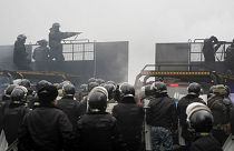درگیری معترضان و نیروهای امنیتی در قزاقستان