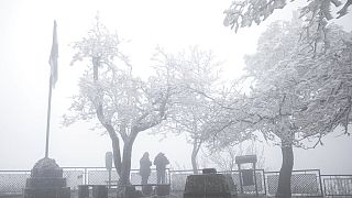 Fagy és köd Dobogókőn