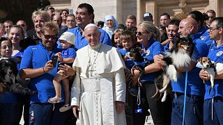 پاپ فرانسیس رهبر کاتولیکهای جهان می گوید جایگزین کردن بچه با حیوان خانگی نوعی خودخواهی است