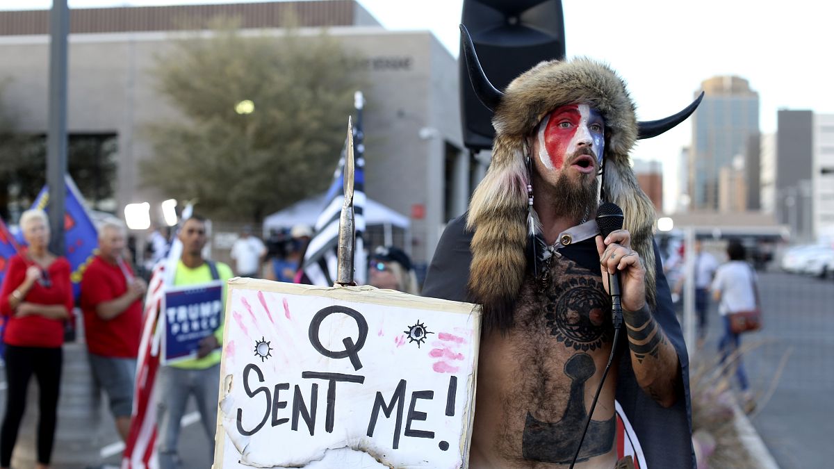 Jacob Chansley, also known as the Qanon Shaman, was jailed after the storming of the Capitol.