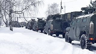 Des troupes russes de la maintien de la paix au Kazakhstan le 6 janvier 2022
