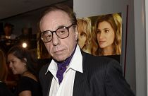 Peter Bogdanovich arrives at the Los Angeles premiere of "She's Funny That Way" in 2015.