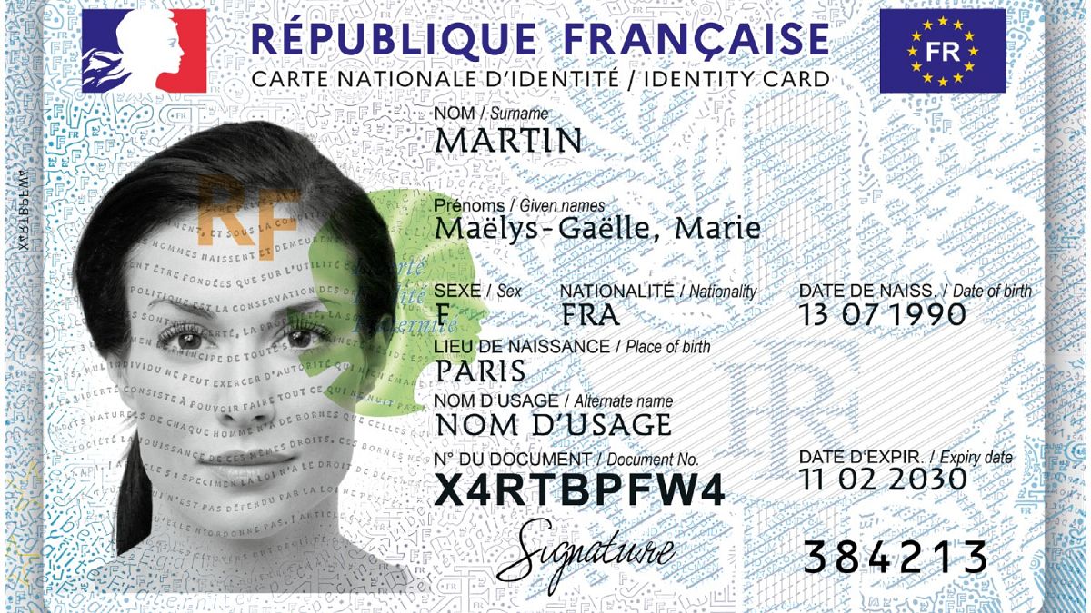 french identity card