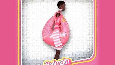 The Mattel icon's influence is dominant in Balmain's brand new collection
