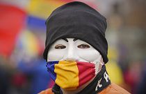 Oltástagadó egy december 21-ei, romániai tüntetésen