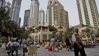 منطقة مارينا في دبي، الإمارات العربية المتحدة.
