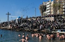 People assemble on Greece's shores every year to watch the action unfold