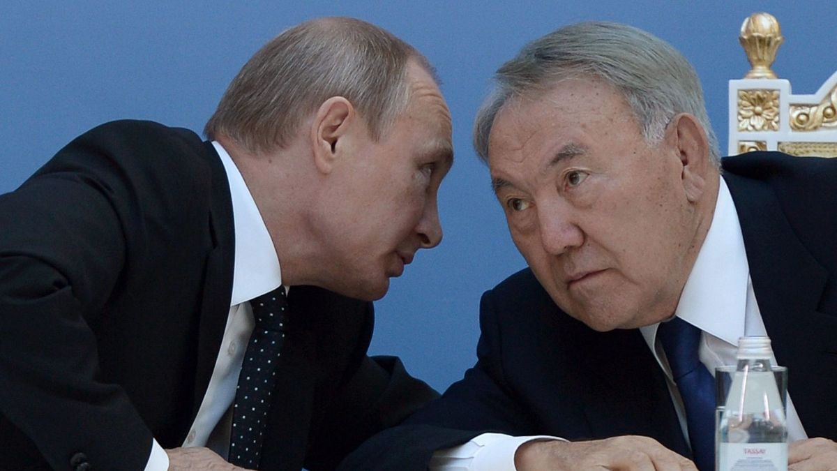 دیدار پوتین و نظربایف در سال ٢٠١٤ 