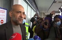 Ramy Shaath at Charles de Gaulle Airport, Paris, 8th January 2022.