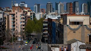 أسطح المنازل في برشلونة