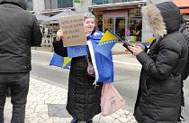 В Брюсселе прошла демонстрация за единство Боснии и Герцеговины