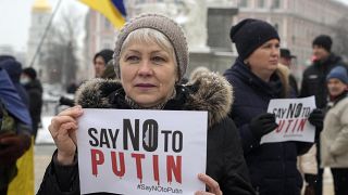 Акция "Скажи Путину - Нет" в Киеве, 9 января 2022