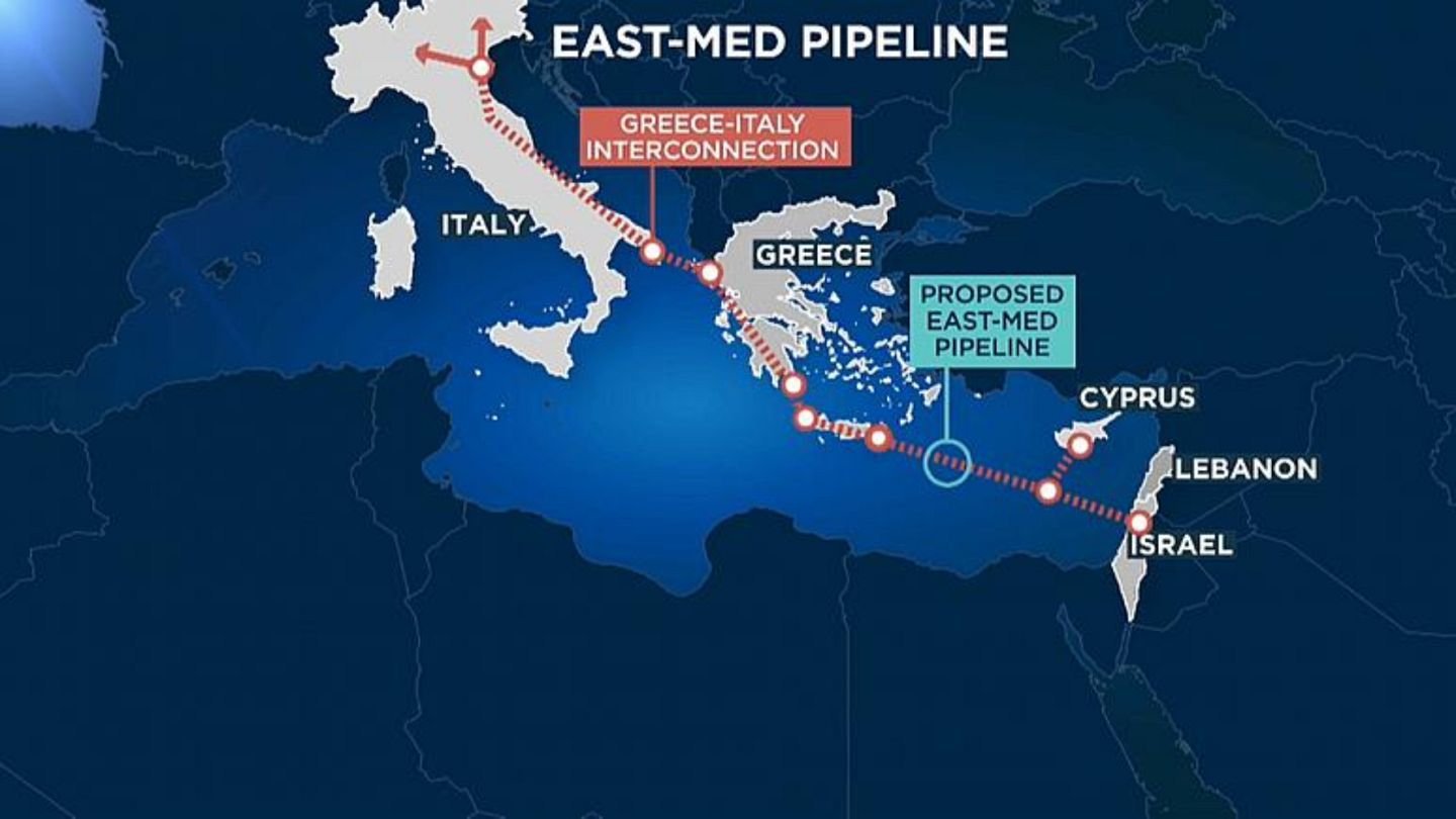 ABD, Yunanistan'ın büyük umut bağladığı EastMed projesine destek  vermeyeceğini bildirdi | Euronews