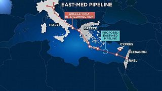 İsrai, Kıbrıs ve Yunanistan arasında doğal gaz boru hattı anlaşması imzalanmıştı    ©  Euronews