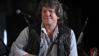 Woodstock co-producer and co-founder, Michael Lang, participates in the Woodstock 50 lineup announcement at Electric Lady Studios, March 19, 2019, in New York