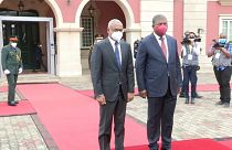 Presidente de Cabo Verde em visita a Angola