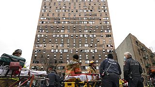 O edifício no Bronx, Nova Iorque, tem 120 apartamentos