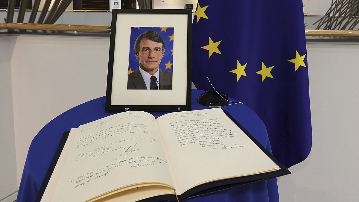 União Europeia lamenta a morte de David Sassoli