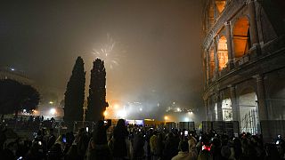 Roma'da yeni yıl kutlaması (Arşiv)