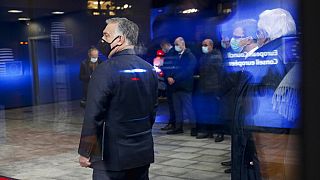 Hungary's Prime Minister Viktor Orban leaves at the end of an EU Summit in Brussels on Friday, December 27