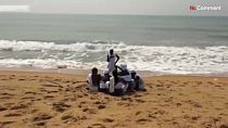 Beninese pray to Voodoo's sea goddess of fertility and beauty