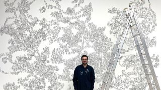 The artist behind the 'Best For You' mural at the Saatchi gallery hopes to raise awareness for mental health issues