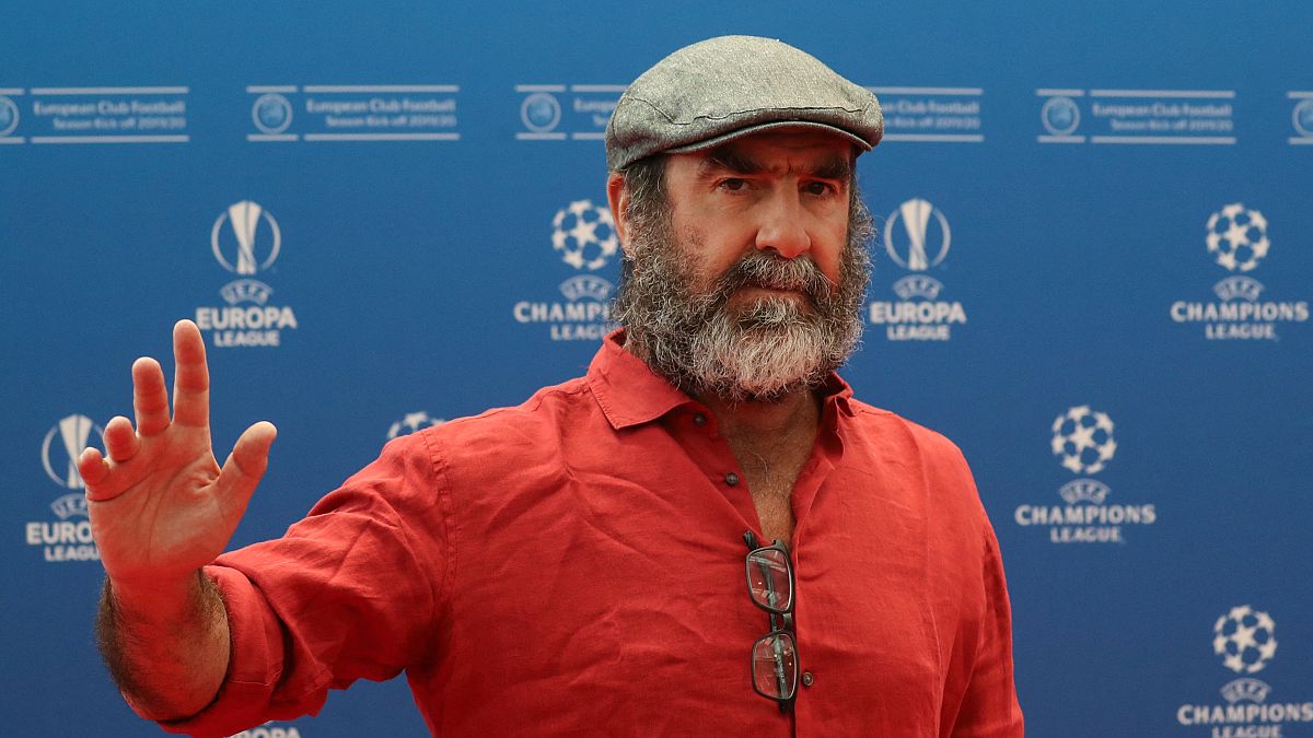 Fransızların ünlü futbolcusu Eric Cantona