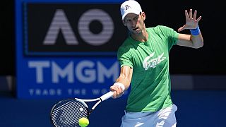 Tek erkekler dünya sıralamasının bir numarası Sırp tenisçi Novak Djokovic