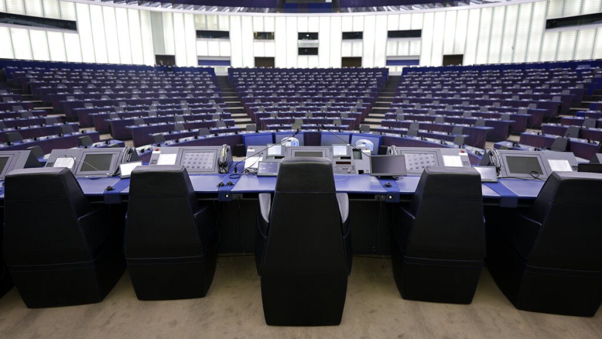 Az Európai Parlament ülésterme 
