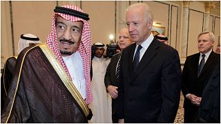 صورة أرشيفية للرئيس الأمريكي جو بايدن والعاهل السعودي سلمان بن عبد العزيز