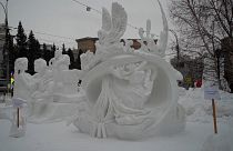 The Grand Prix winning sculpture "Spirits of Siberia"
