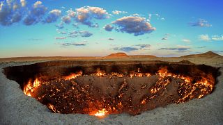 "Врата ада" в Туркменистане.