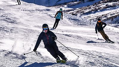 Archives : Skieurs à Val Thorens (France), le 20/11/2021