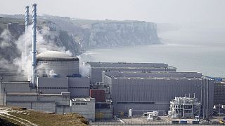 Vue de la centrale nucléaire française de Penly, en Normandie, le 6 avril 2012