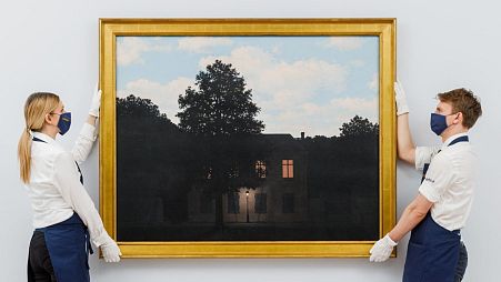 The work is being presented at Sotheby's galleries around Europe ahead of its monumental sale