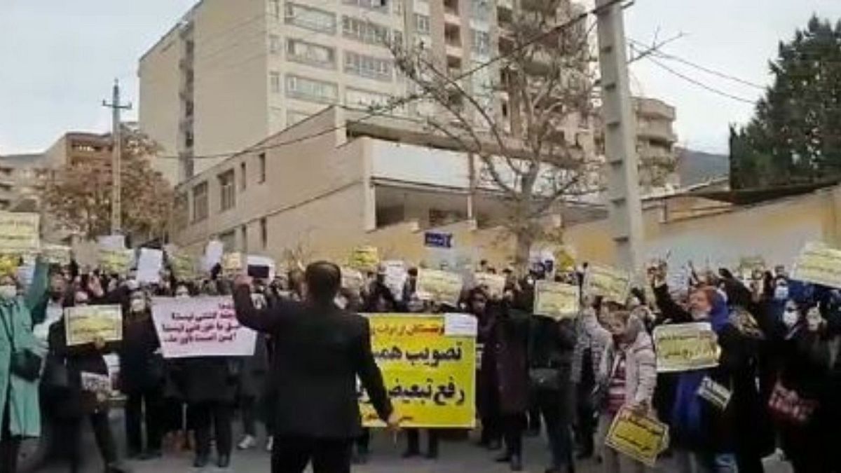 تجمع اعتراضی معلمان در کرج