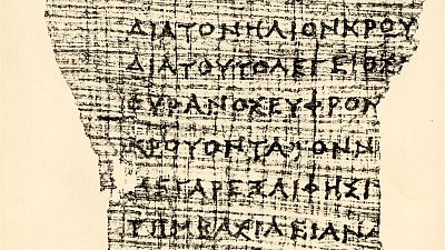 The papyrus is a key insight into ancient European philosophy and literature 