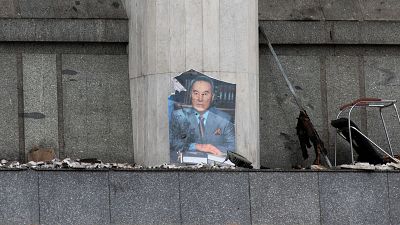 Портрет Нурсултана Назарбаева.