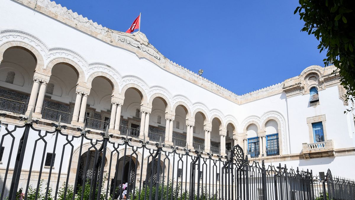 قصر العدالة في تونس. 