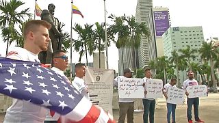 Exmilitares colombianos reclaman derechos al Pentágono en Miami
