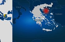 Землетрясение у берегов Греции