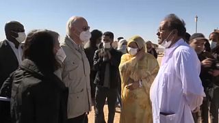 El enviado especial de la ONU Staffan de Mistura, visitó el campamento de Smara, en el sur de Argelia