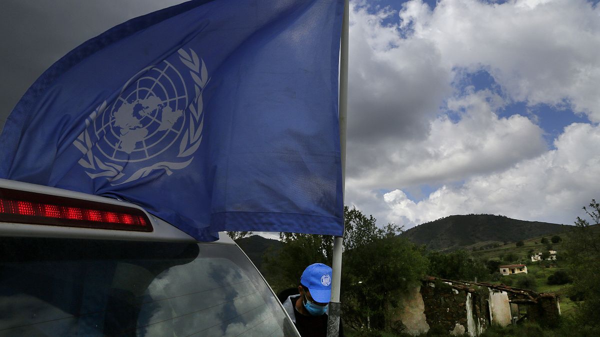 U.N controlled buffer zone in Cyprus