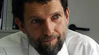 In this April 29, 2015 file photo, Osman Kavala, a Turkish philanthropist businessman and human rights defender is photographed, in Istanbul